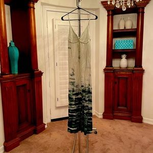 Beachy green maxi dress